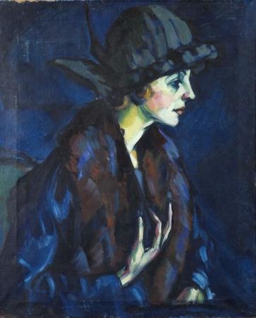 konrad magi Portrait of a woman oil painting image